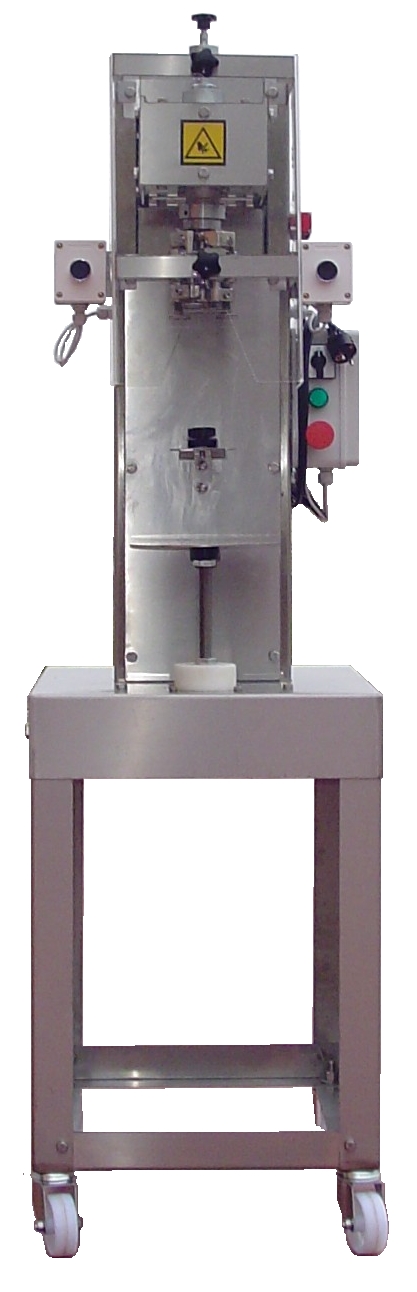 Capping machine for wine and oil bottles